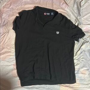 Chaps Black Dress Shirt Elegant Design